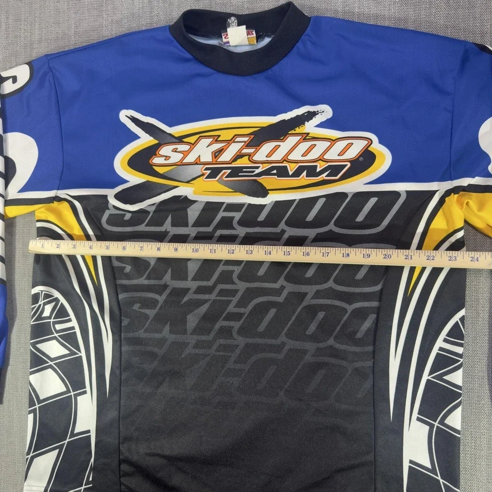 Ski-Doo Jersey Mens Large Multicolor Team Racing Snowmobile Long Sleeve